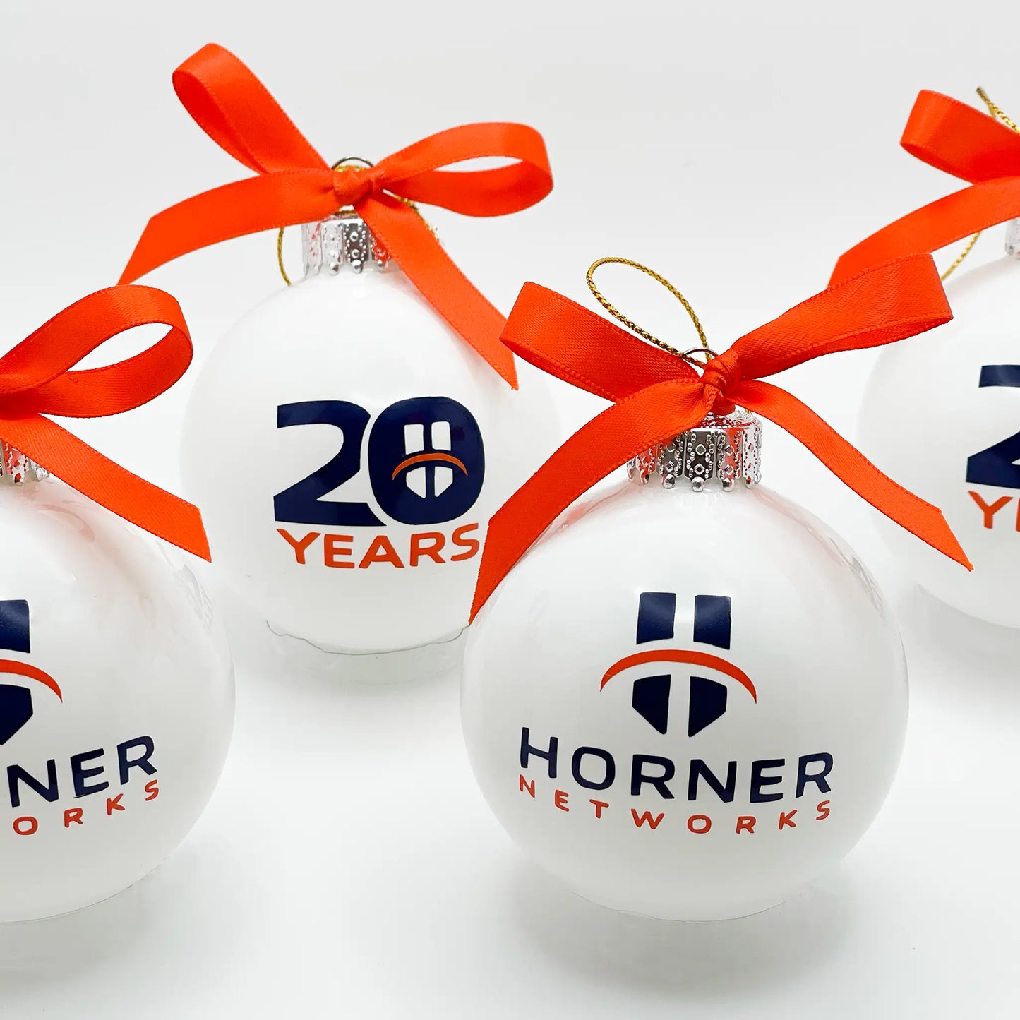 Business Logo Glass Ornament